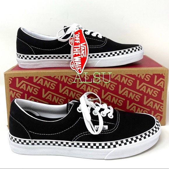 VANS Check Foxing Canvas Black Women’s Sneakers - Picture 2 of 9